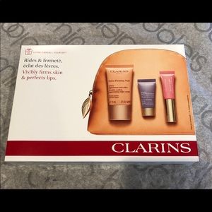 Clarins Cosmetic Bag & Skin Care (New)
